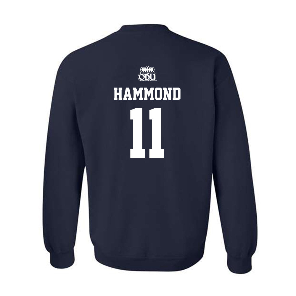 Old Dominion - NCAA Baseball : Tahraun Hammond - Sports Shersey Crewneck Sweatshirt