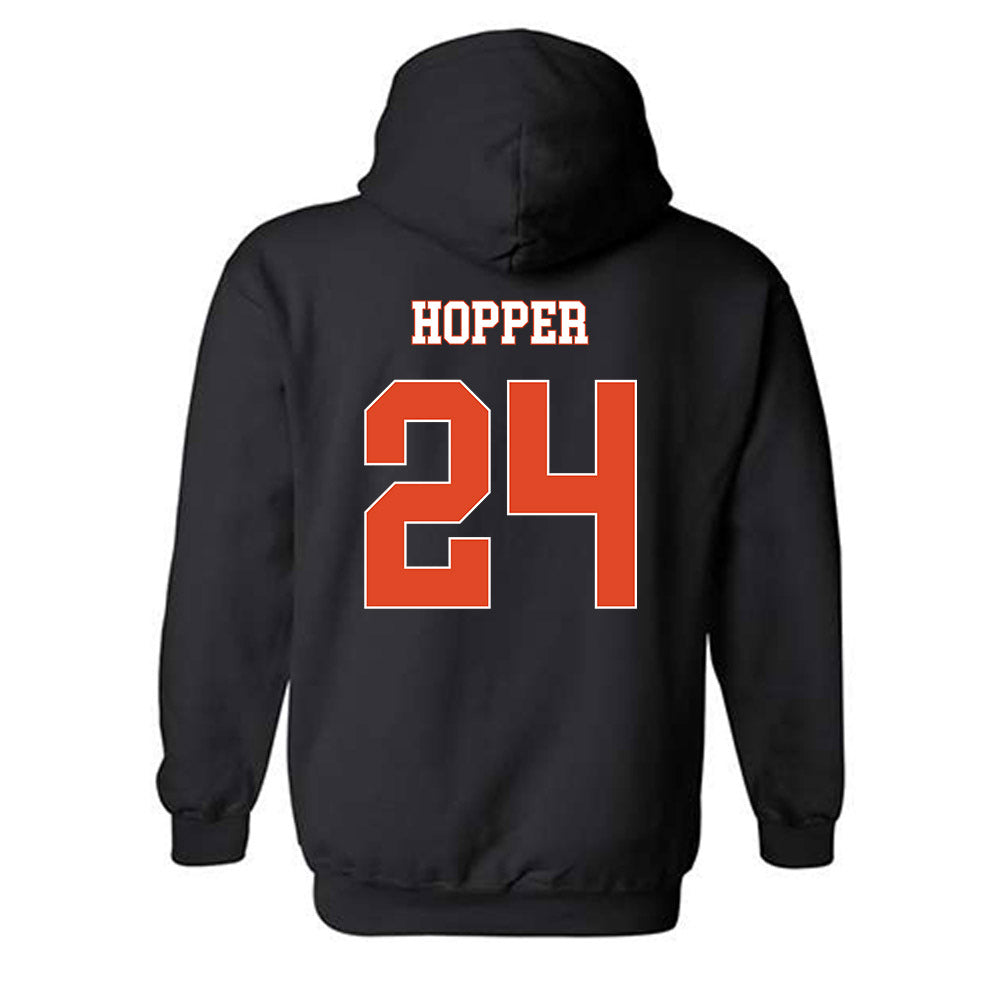 Oregon State - NCAA Football : Tyjai Hopper - Classic Shersey Hooded Sweatshirt-1
