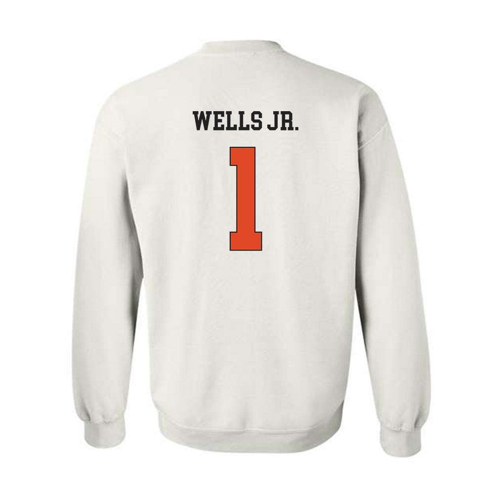 Oregon State - NCAA Football : David Wells Jr. - Classic Shersey Crewneck Sweatshirt-1