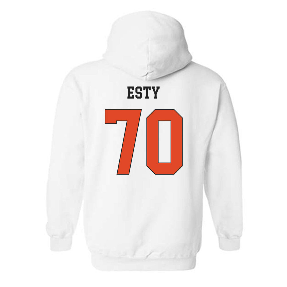 Oregon State - NCAA Football : Zander Esty - Classic Shersey Hooded Sweatshirt-1