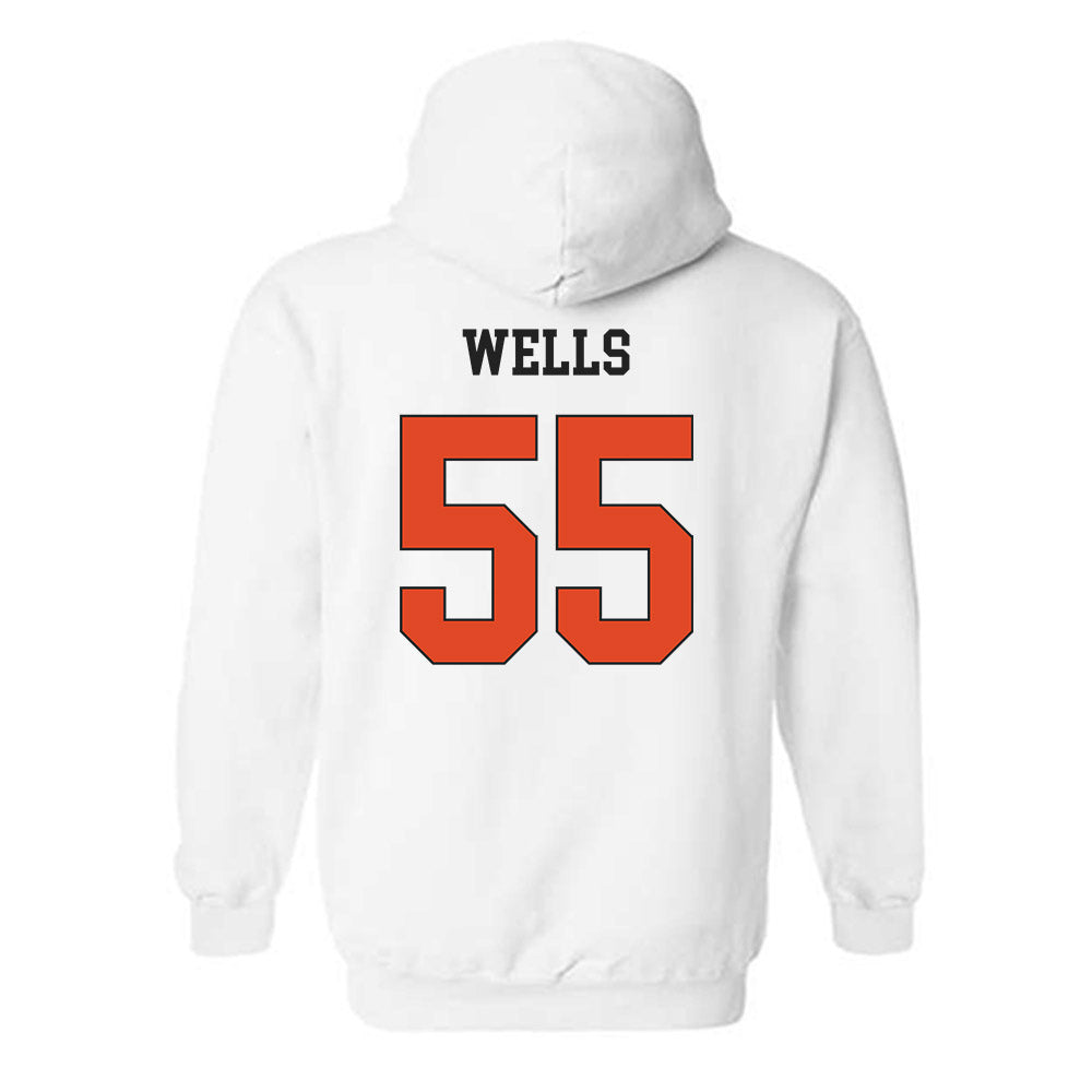 Oregon State - NCAA Football : Van Wells - Classic Shersey Hooded Sweatshirt-1