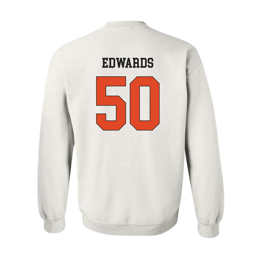 Oregon State - NCAA Baseball : Zach Edwards - Classic Shersey Crewneck Sweatshirt-1