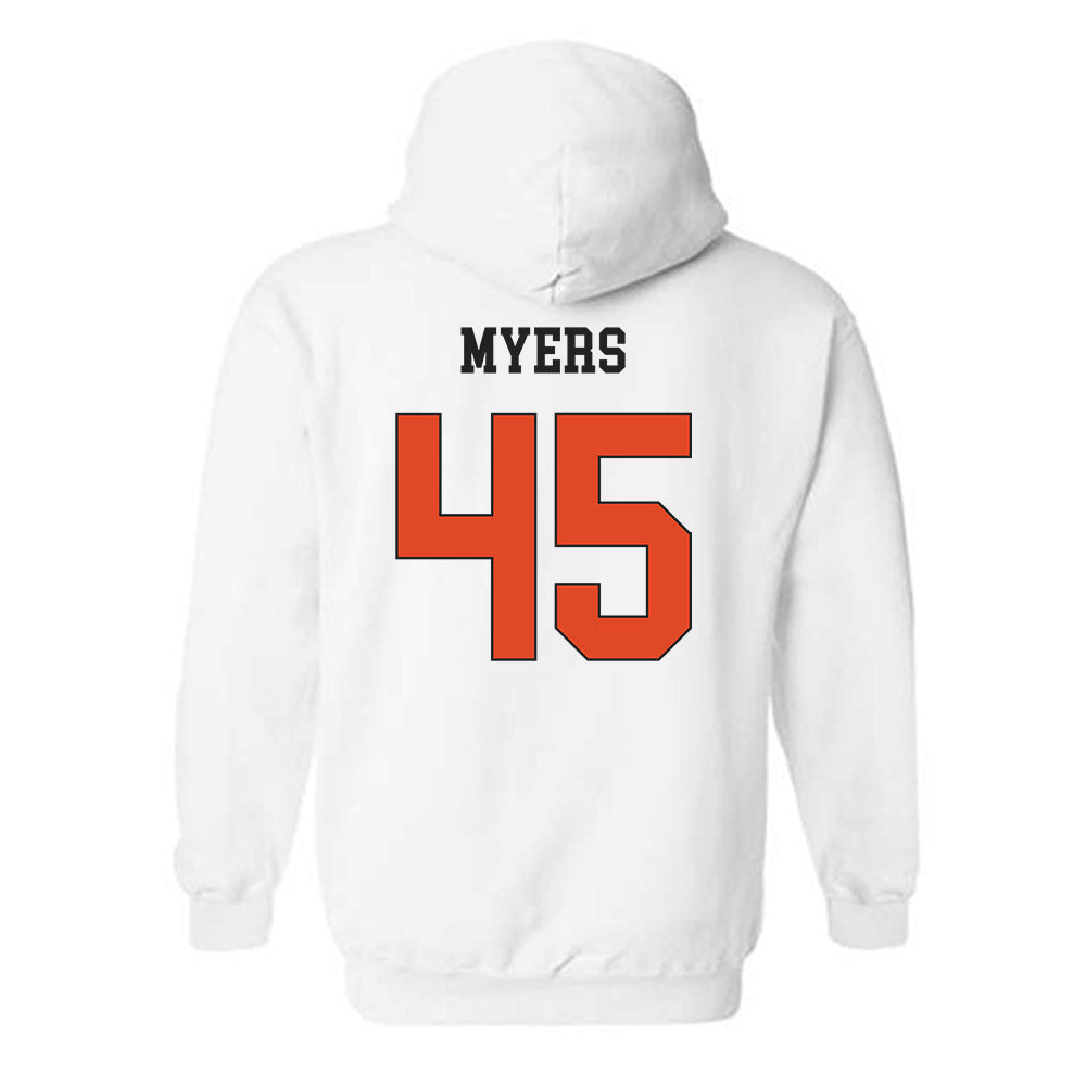 Oregon State - NCAA Football : Jesse Myers - Classic Shersey Hooded Sweatshirt-1