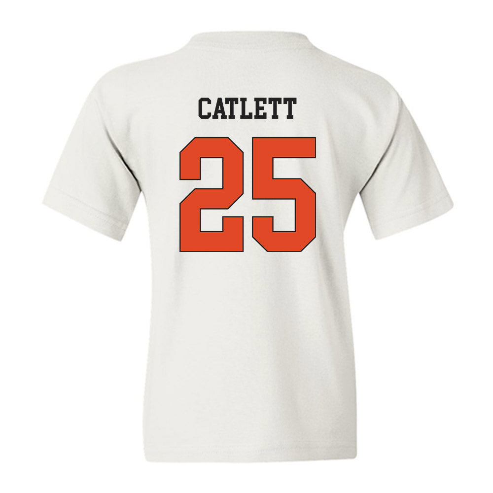 Oregon State - NCAA Men's Soccer : Sava Catlett - Classic Shersey Youth T-Shirt-1