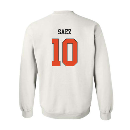 Oregon State - NCAA Football : Zakaih Saez - Classic Shersey Crewneck Sweatshirt-1