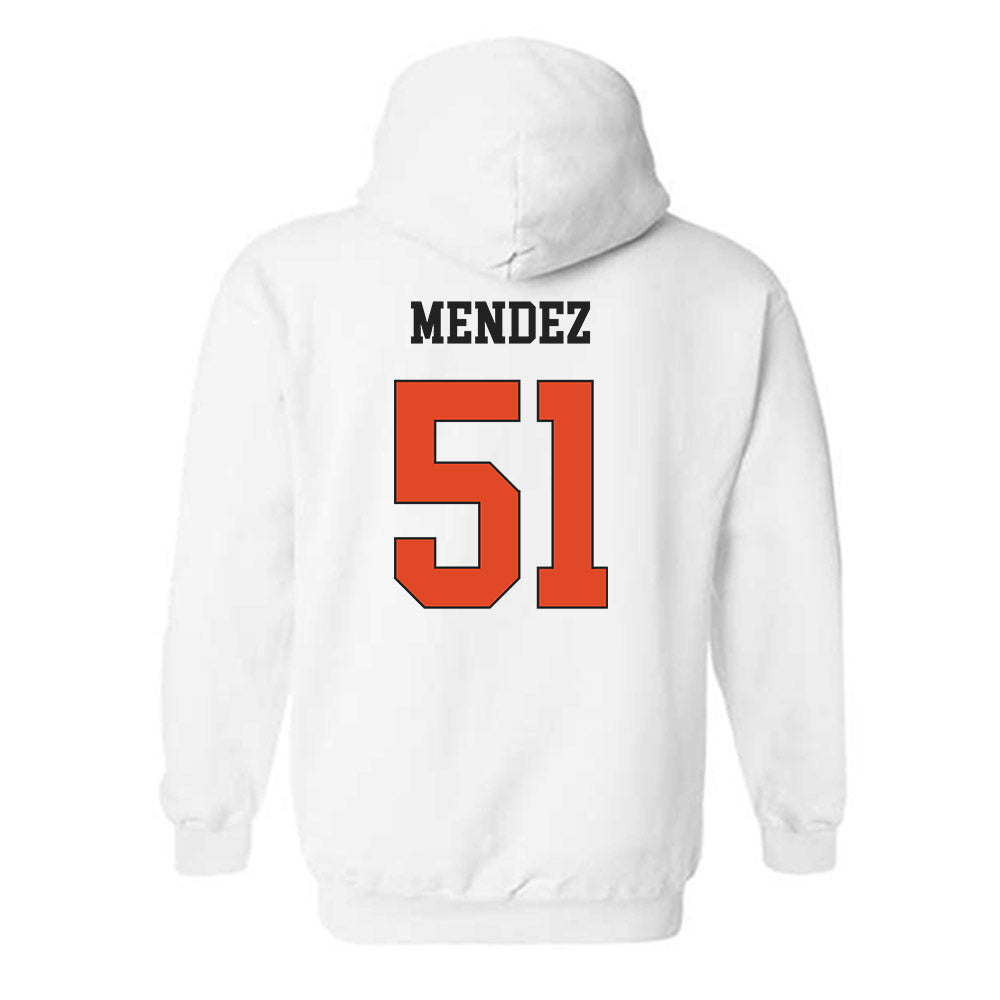 Oregon State - NCAA Baseball : Connor Mendez - Classic Shersey Hooded Sweatshirt-1