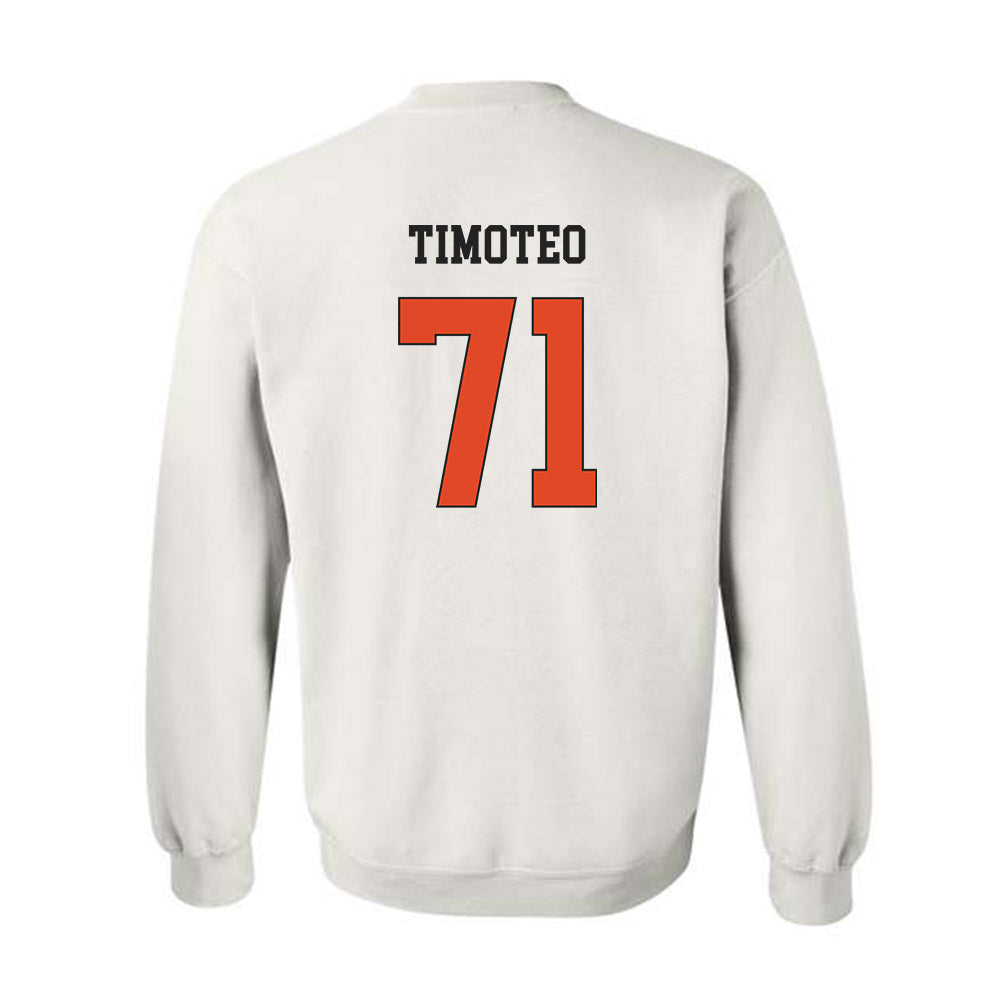 Oregon State - NCAA Football : Josiah Timoteo - Classic Shersey Crewneck Sweatshirt-1
