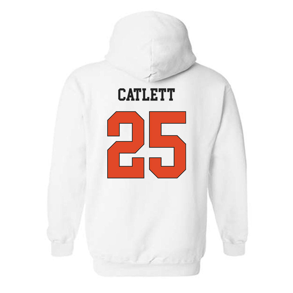 Oregon State - NCAA Men's Soccer : Sava Catlett - Classic Shersey Hooded Sweatshirt-1