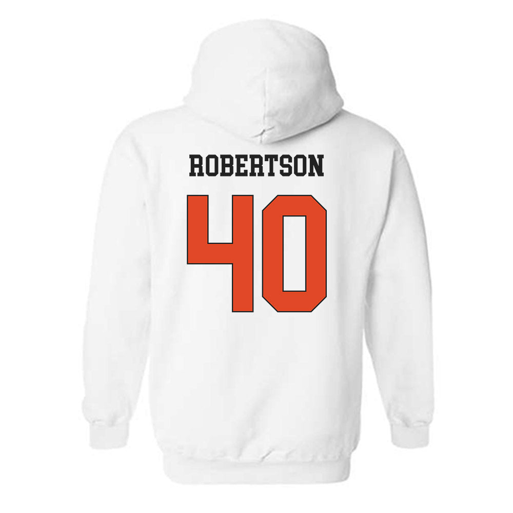 Oregon State - NCAA Football : Jackson Robertson - Classic Shersey Hooded Sweatshirt-1
