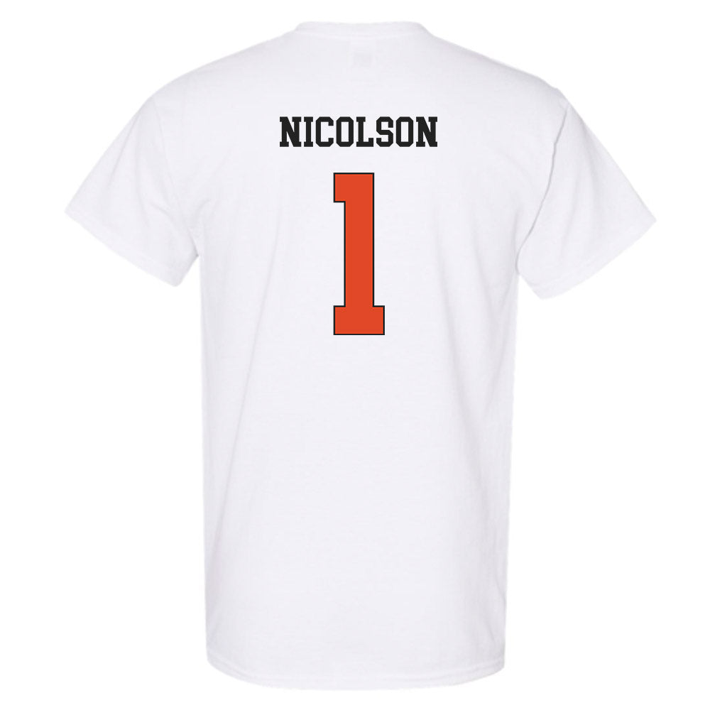 Oregon State - NCAA Men's Soccer : John Nicolson - Classic Shersey T-Shirt-1