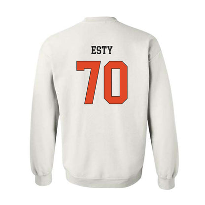 Oregon State - NCAA Football : Zander Esty - Classic Shersey Crewneck Sweatshirt-1