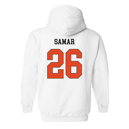 Oregon State - NCAA Men's Basketball : Matija Samar - Classic Shersey Hooded Sweatshirt-1