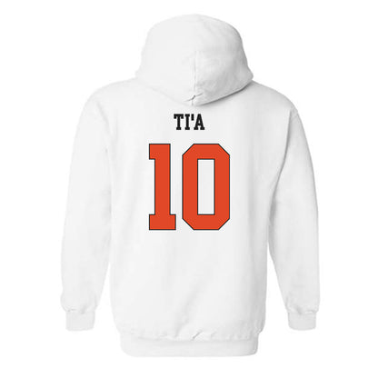 Oregon State - NCAA Football : Tristan Ti'a - Classic Shersey Hooded Sweatshirt-1