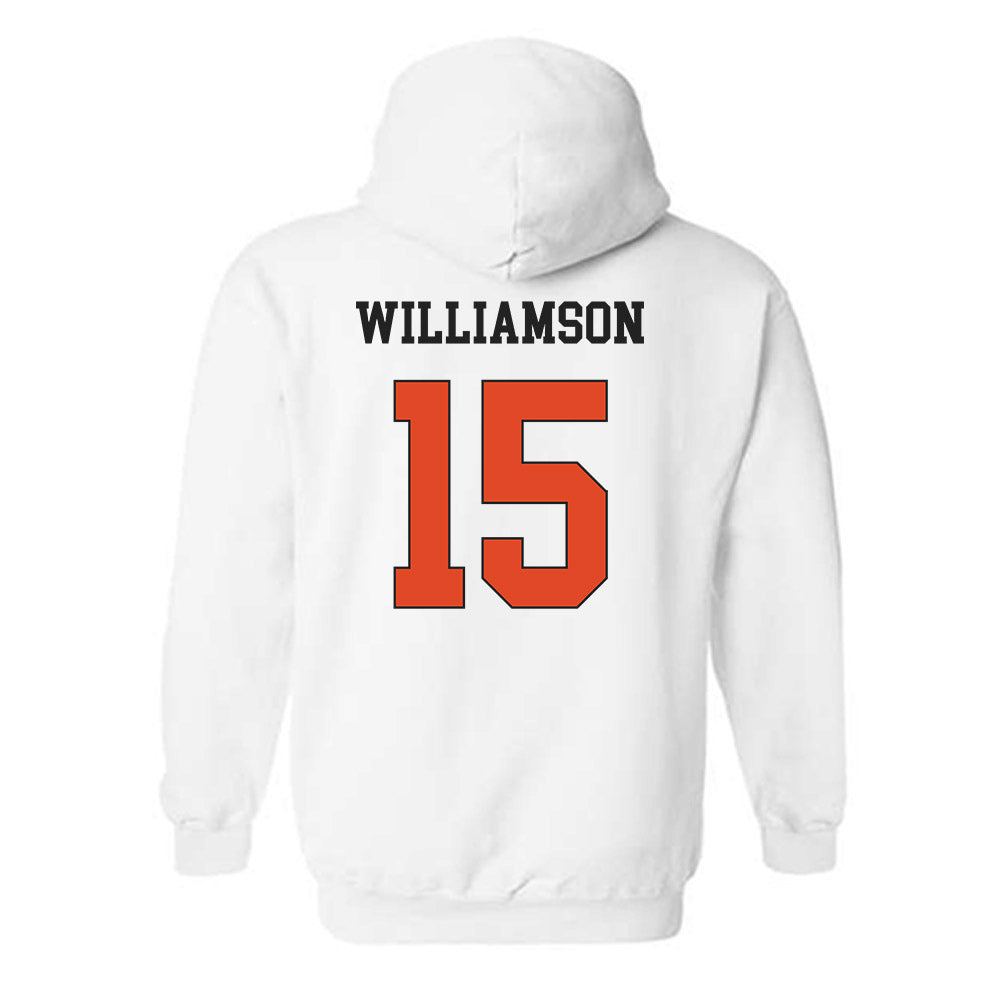 Oregon State - NCAA Women's Basketball : Lizzy Williamson - Classic Shersey Hooded Sweatshirt-1