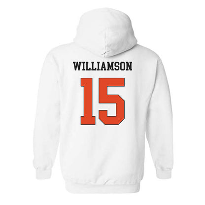 Oregon State - NCAA Women's Basketball : Lizzy Williamson - Classic Shersey Hooded Sweatshirt-1