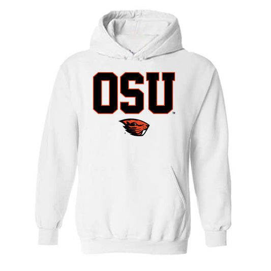 Oregon State - NCAA Men's Basketball : Desmond White - Classic Shersey Hooded Sweatshirt-0
