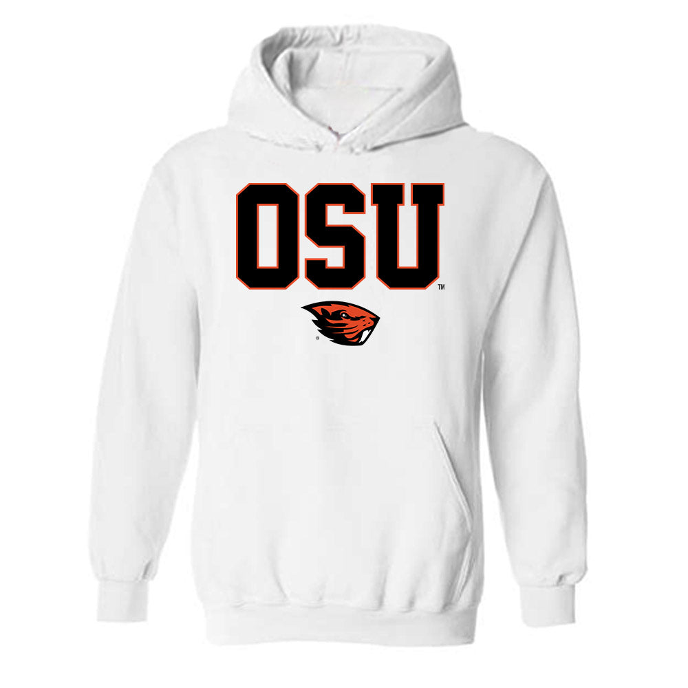 Oregon State - NCAA Football : Adam Hawkes - Classic Shersey Hooded Sweatshirt-0