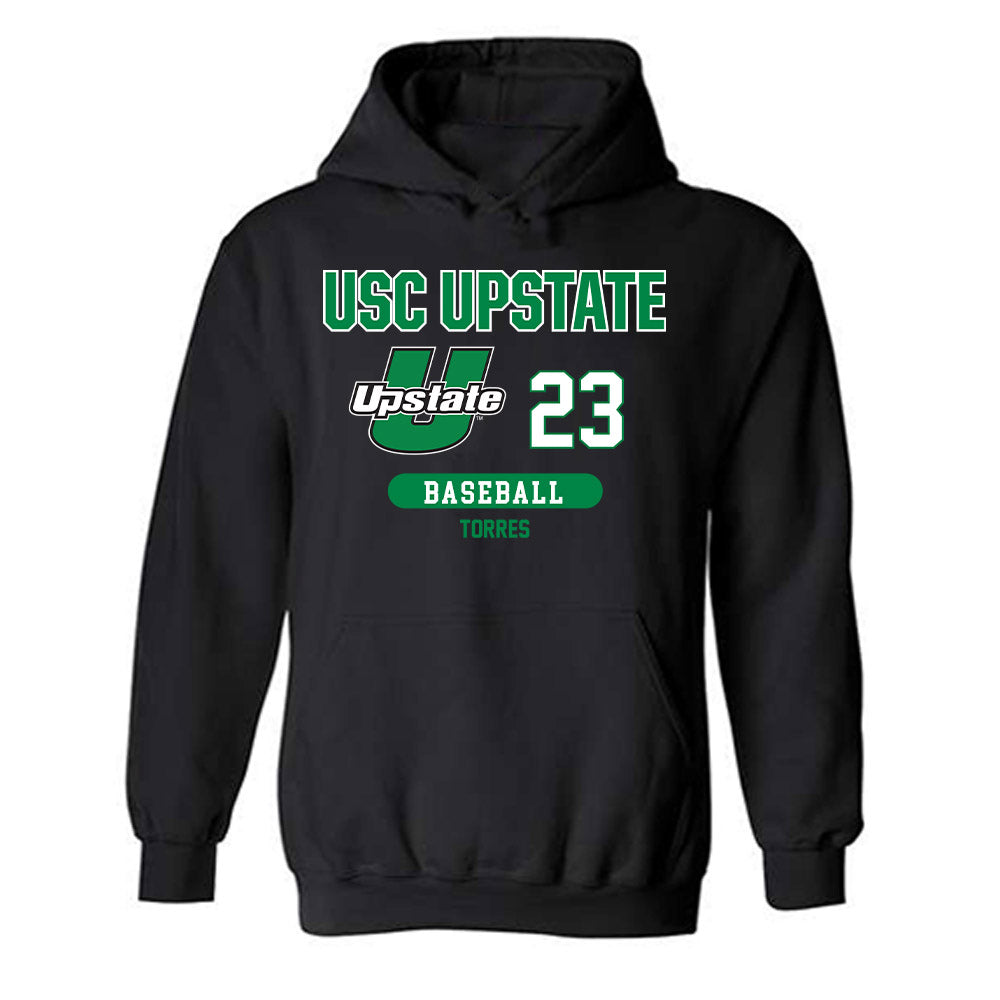 USC Upstate - NCAA Baseball : Chris Torres - Classic Fashion Shersey Hooded Sweatshirt-0