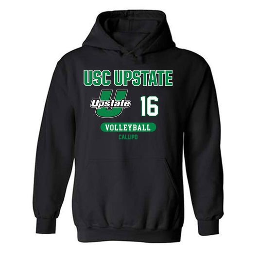 USC Upstate - NCAA Women's Volleyball : olivia callipo - Classic Fashion Shersey Hooded Sweatshirt-0