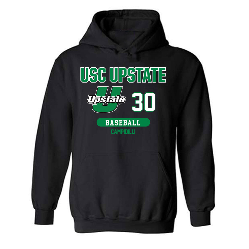 USC Upstate - NCAA Baseball : Clayton Campidilli - Classic Fashion Shersey Hooded Sweatshirt-0