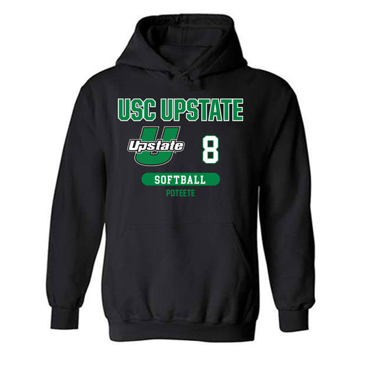 USC Upstate - NCAA Softball : Chloe Poteete - Classic Fashion Shersey Hooded Sweatshirt-0