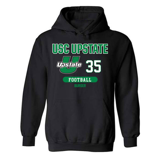 USC Upstate - NCAA Football : Jackson Burger - Classic Fashion Shersey Hooded Sweatshirt-0