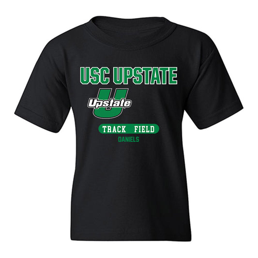 USC Upstate - NCAA Men's Track & Field : Evan Daniels - Classic Fashion Shersey Youth T-Shirt-0