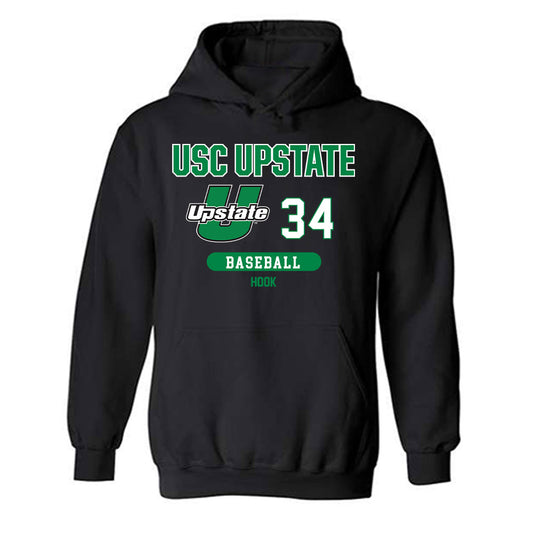 USC Upstate - NCAA Baseball : Nathan Hook - Classic Fashion Shersey Hooded Sweatshirt-0