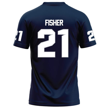 Samford - NCAA Football : Ethan Fisher - Navy Football Jersey-1