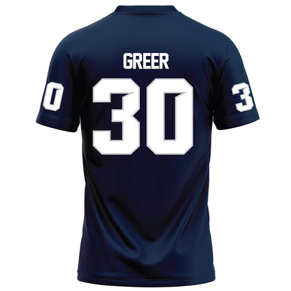 Samford - NCAA Football : Cooper Greer - Navy Football Jersey-1