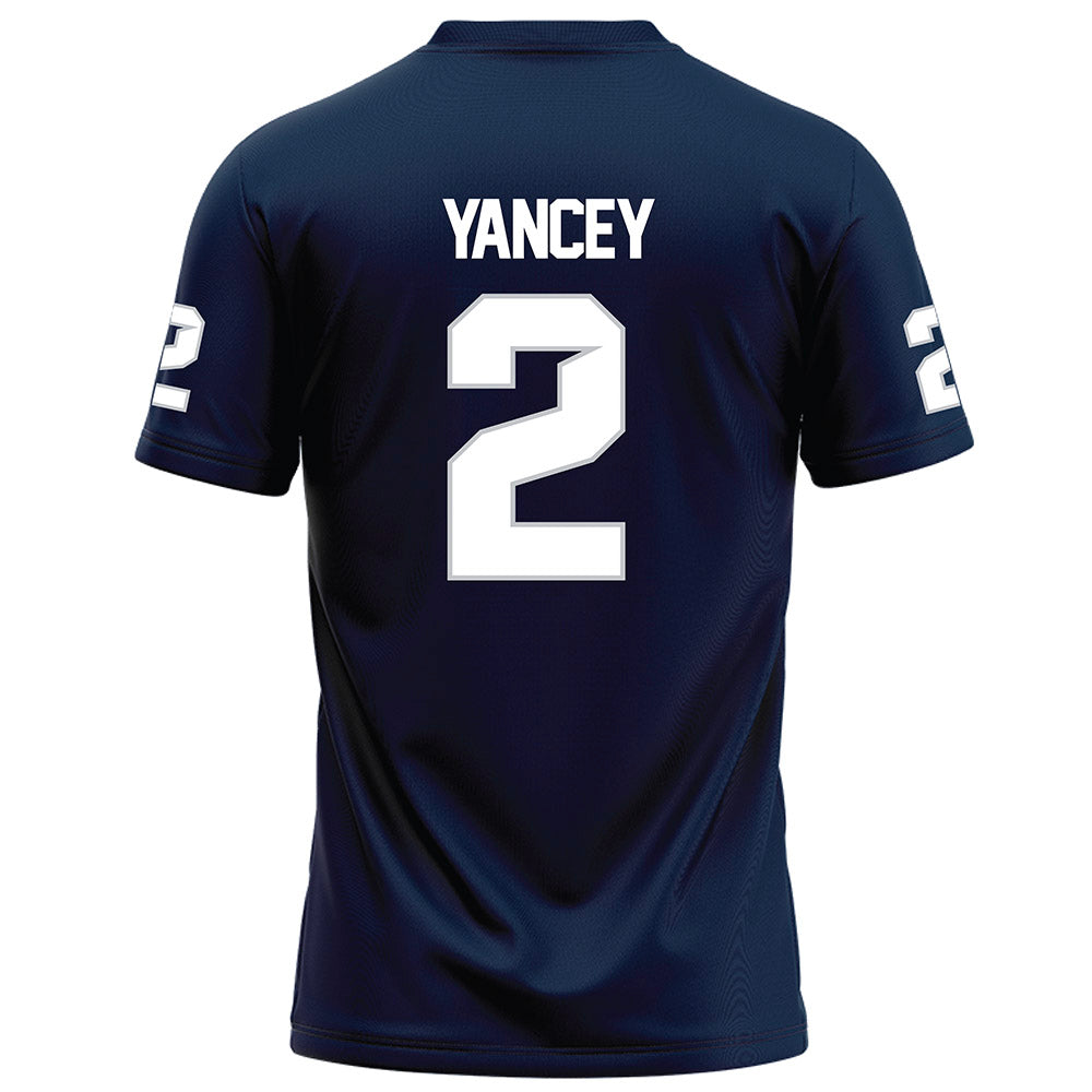 Samford - NCAA Football : Jalik Yancey - Navy Football Jersey