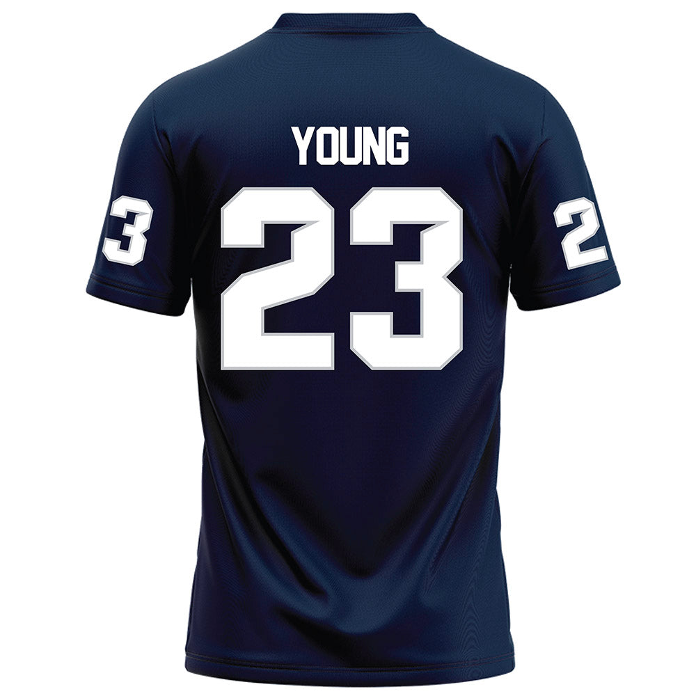 Samford - NCAA Football : Noah Young - Navy Football Jersey