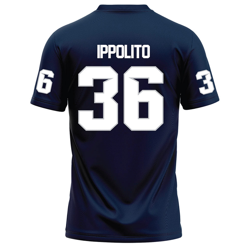 Samford - NCAA Football : Ty Ippolito - Navy Football Jersey-1