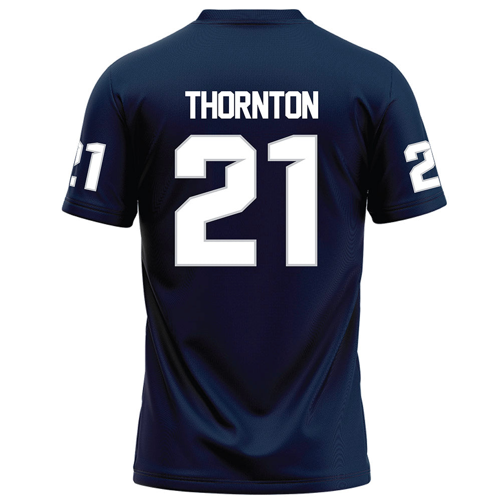 Samford - NCAA Football : Malik Thornton - Navy Football Jersey-1