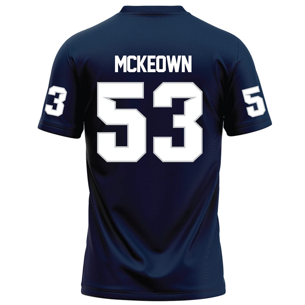 Samford - NCAA Football : Kaden McKeown - Navy Football Jersey-1