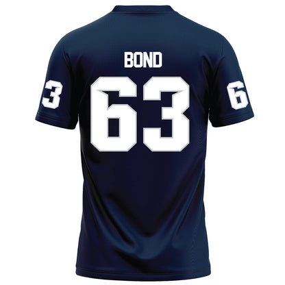 Samford - NCAA Football : Zachary Bond - Navy Football Jersey