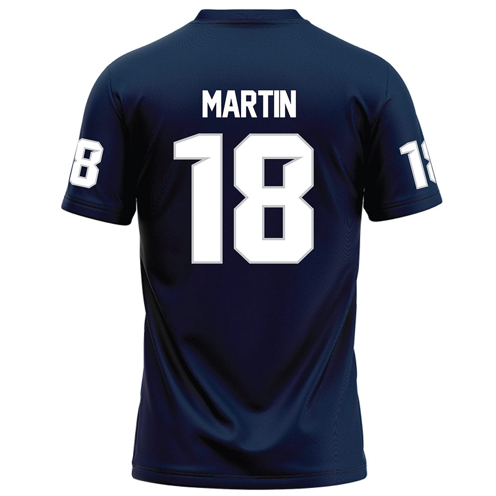 Samford - NCAA Football : Stephen Martin - Navy Football Jersey