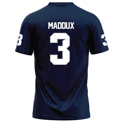 Samford - NCAA Football : Caidan Maddux - Navy Football Jersey