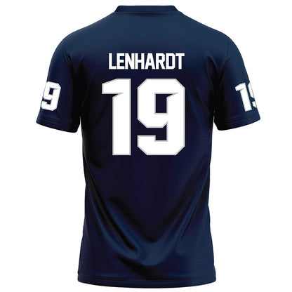 Samford - NCAA Football : Trey Lenhardt - Navy Football Jersey-1