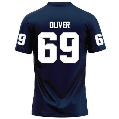 Samford - NCAA Football : JP Oliver - Navy Football Jersey