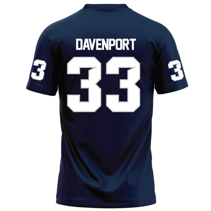 Samford - NCAA Football : Theodore Davenport - Navy Football Jersey