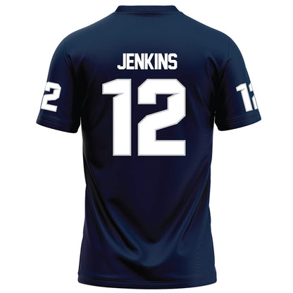 Samford - NCAA Football : Brendan Jenkins - Navy Football Jersey