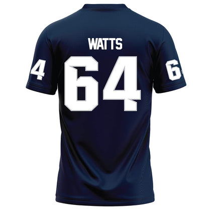 Samford - NCAA Football : Noah Watts - Navy Football Jersey