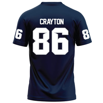 Samford - NCAA Football : Nick Crayton - Navy Football Jersey