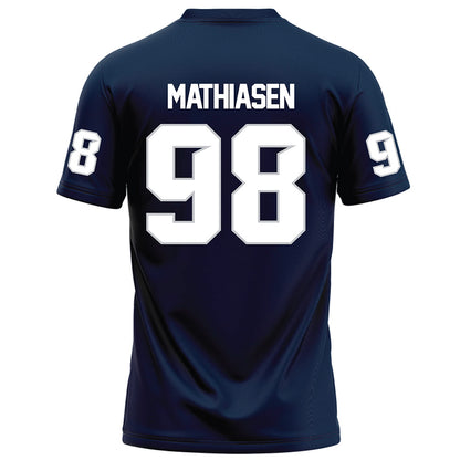 Samford - NCAA Football : Joshua Mathiasen - Navy Football Jersey