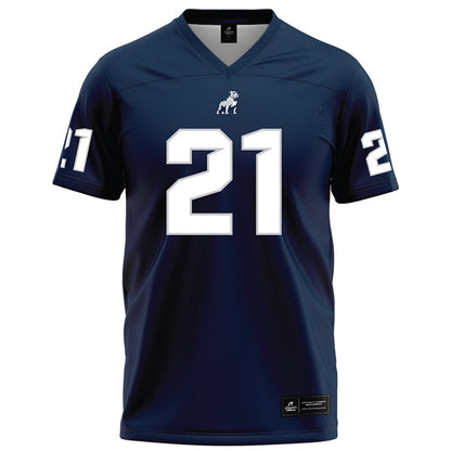 Samford - NCAA Football : Ethan Fisher - Navy Football Jersey-0