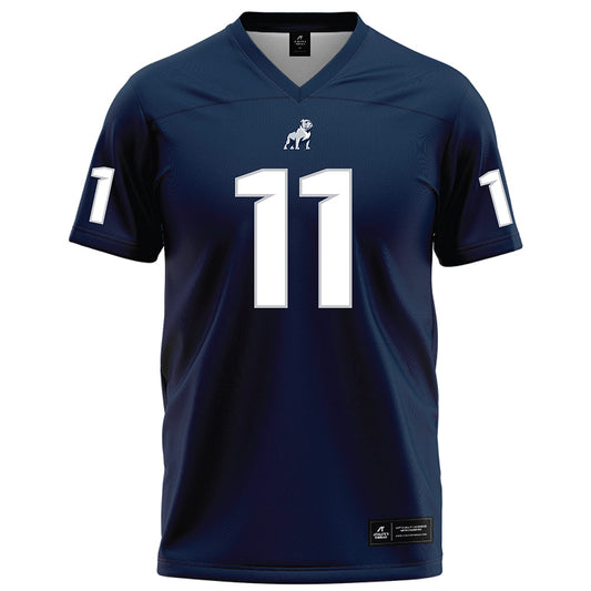 Samford - NCAA Football : William Hold - Navy Football Jersey