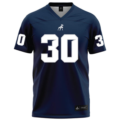 Samford - NCAA Football : Cooper Greer - Navy Football Jersey-0