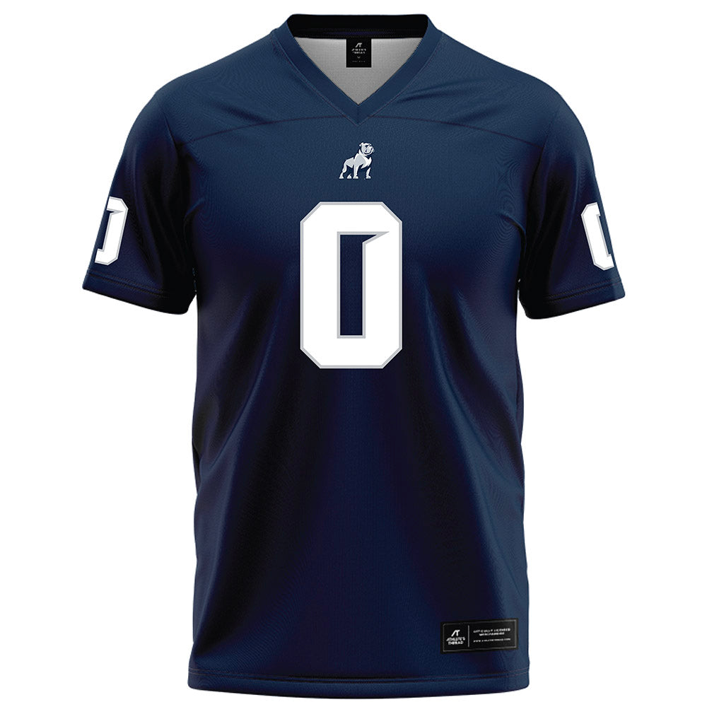 Samford - NCAA Football : Cj Evans - Navy Football Jersey-0