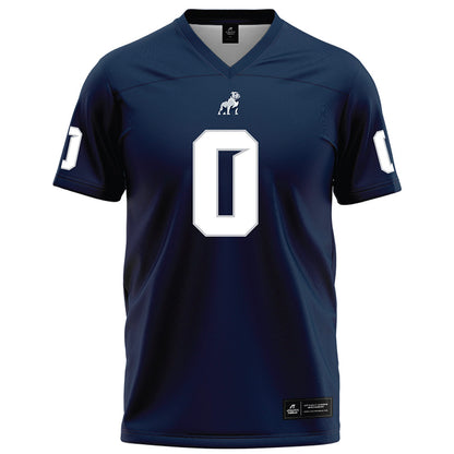 Samford - NCAA Football : Cj Evans - Navy Football Jersey-0
